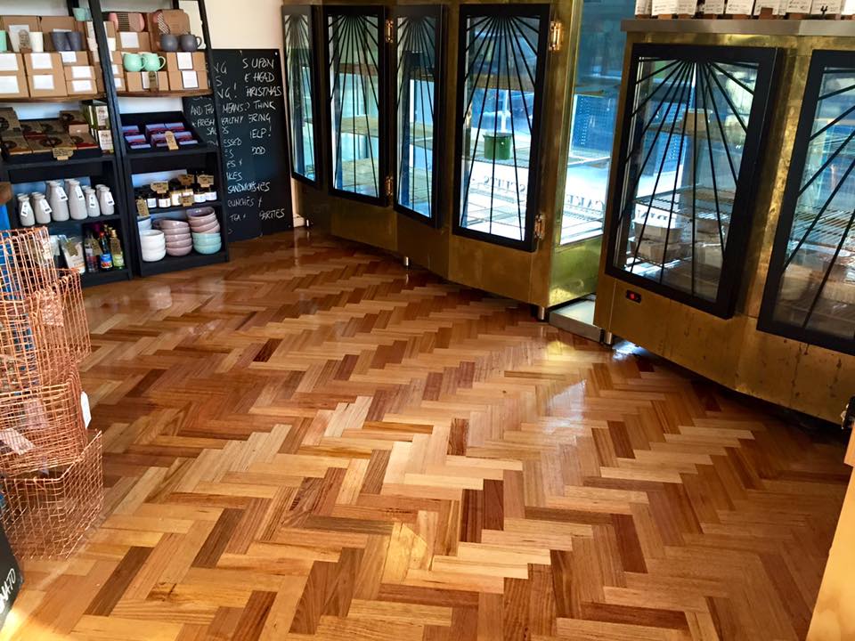 Our timber floor polishing process